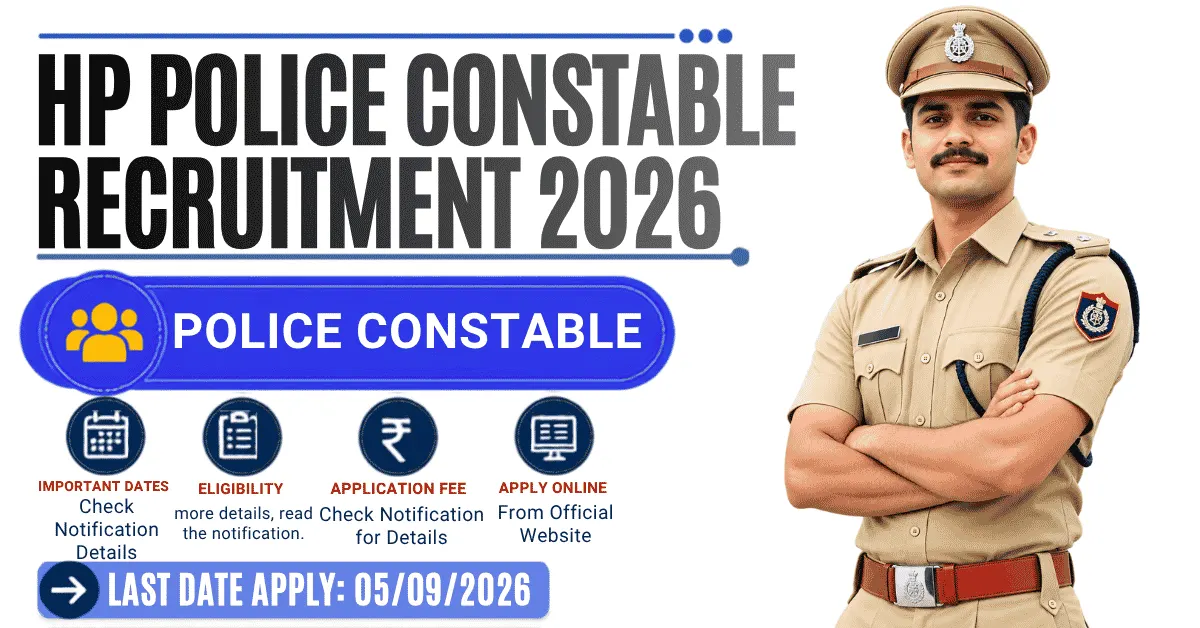 HP Police Constable Recruitment 2026