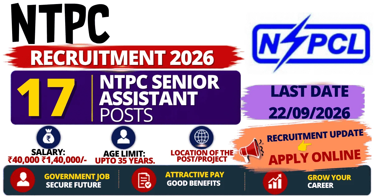 NTPC NSPCL Senior Assistant 2026