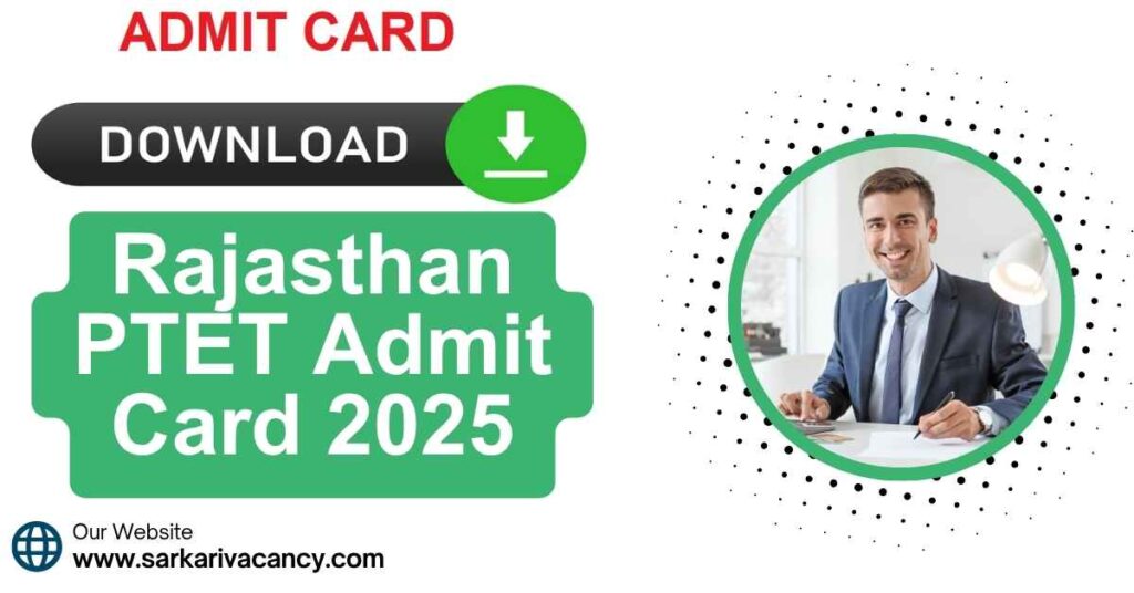 Rajasthan PTET Admit Card 2025