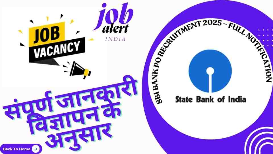 SBI Bank PO Online Form 2025 (541 Posts)