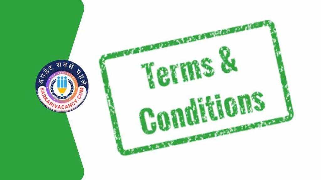 Terms and Conditions